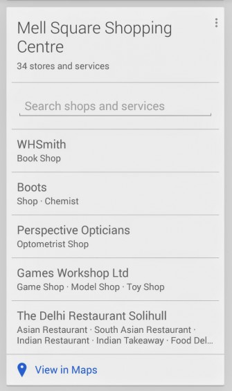 Google Now Shopping