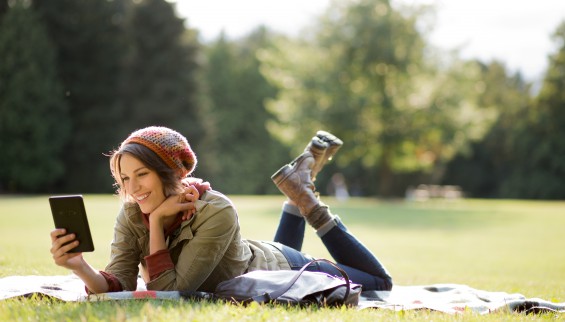 Kindle Outdoor Reading