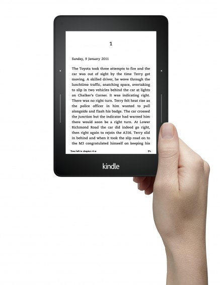 Kindle Voyage Hand