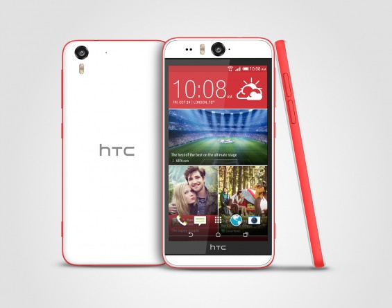 HTC Desire Eye Matt White Stack 300 dpi