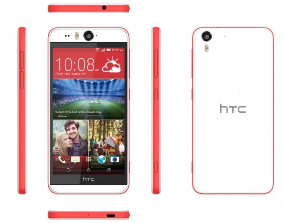 HTC Desire Eye Matt White explosion 300 dpi