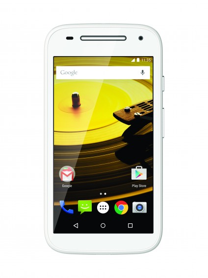 Moto E (2nd Gen.) Front   White