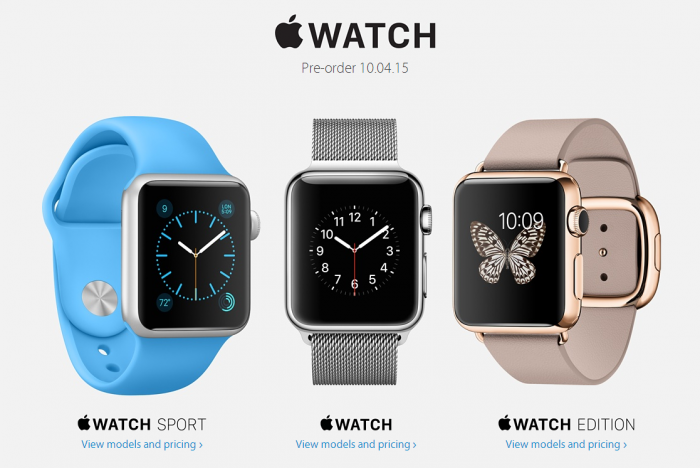 Apple Watch pricing