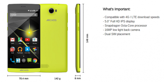 Archos 50 Oxygen