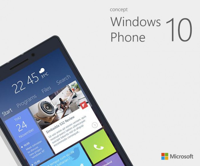 New Start Screen and Interactive Tiles Show Up in Windows Phone 10 Concept 468834 2