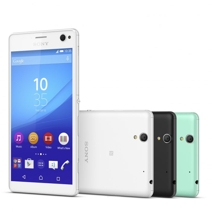 Xperia C4 colour range