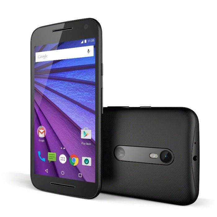 Moto G Black Front Back