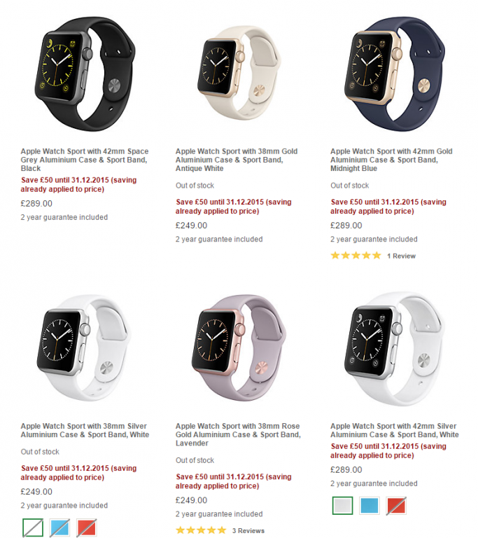 Apple Watch now reduced at John Lewis - Coolsmartphone