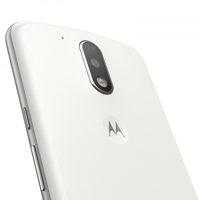 Moto G Plus White Back Detail