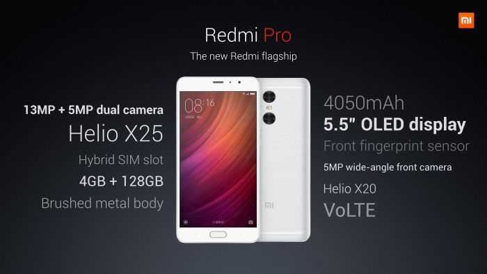 Redmi Pro specs