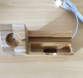 Tidy your Charging Station with the Amir iPhone and Apple Watch Bamboo Charging Stand   review