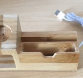 Tidy your Charging Station with the Amir iPhone and Apple Watch Bamboo Charging Stand   review