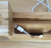 Tidy your Charging Station with the Amir iPhone and Apple Watch Bamboo Charging Stand   review