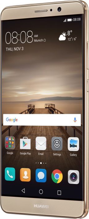 mate 9 champagne gold front left
