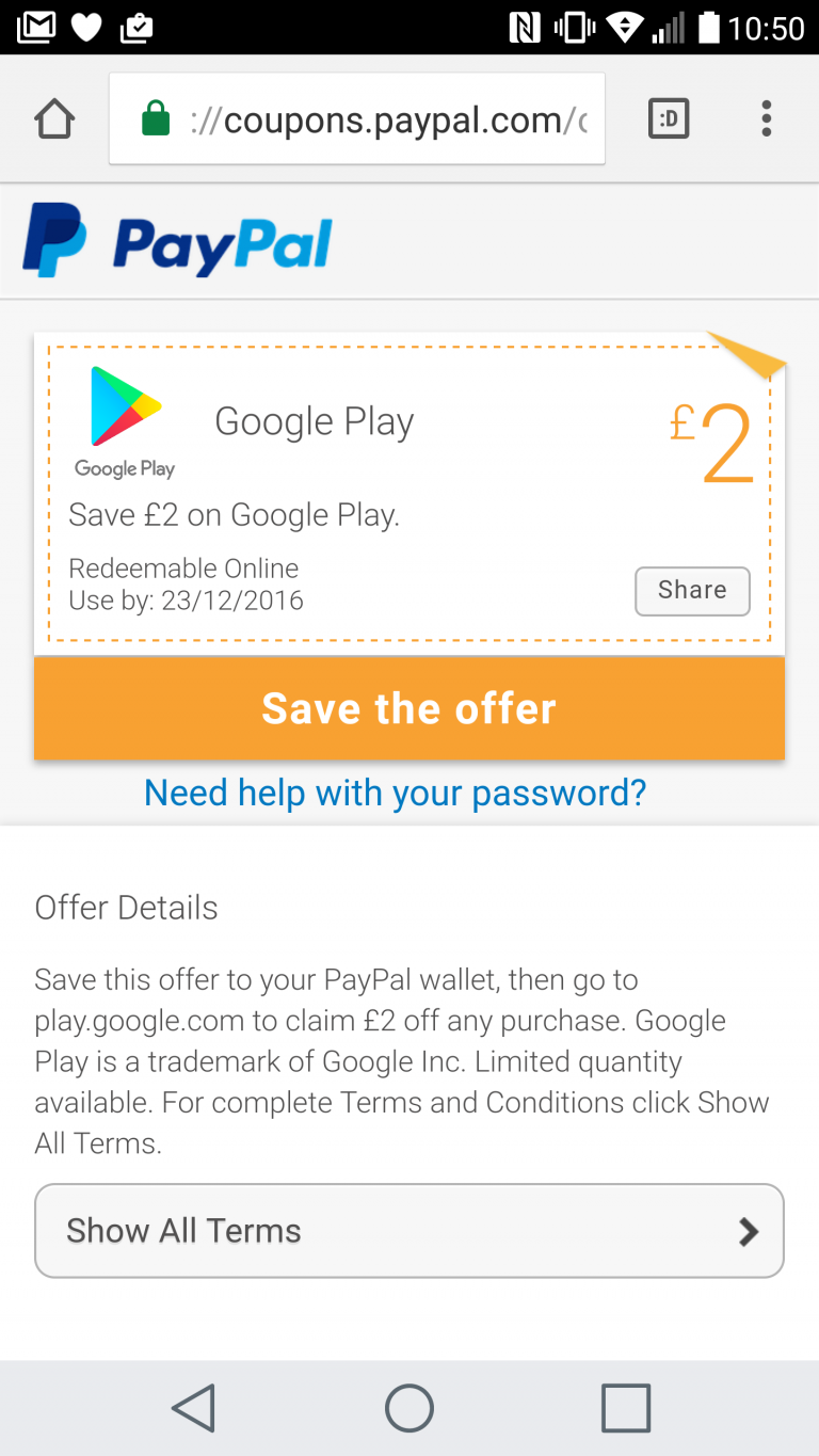 google play pay pal google play pay pal