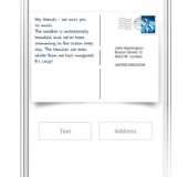 Send a postcard from your phone, anywhere in the world, for just £1.99