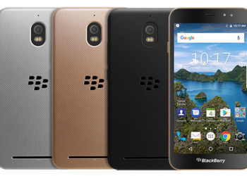 Blackberry Aurora 2 in gold, silver, black