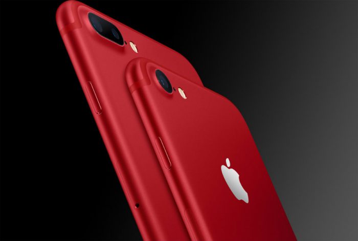Red iphone 7