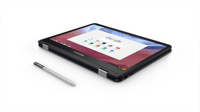 05 Chromebook Hero Shot Tablet Mode Front facing top Screen A 1024x577