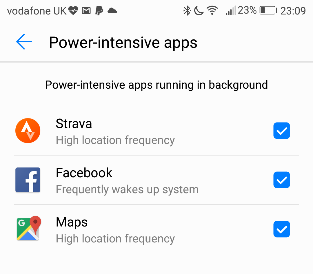huawei strava