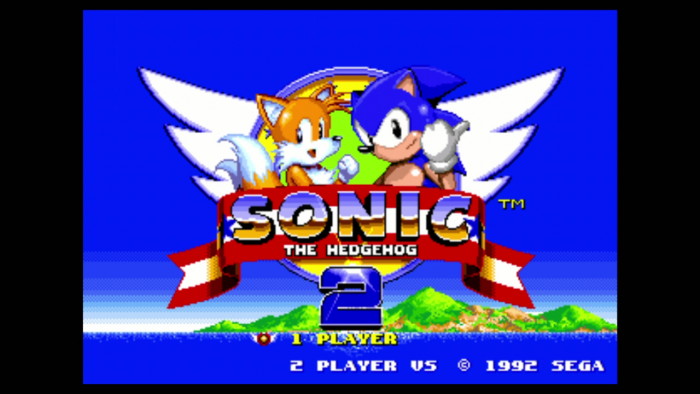 Sonic2 menu