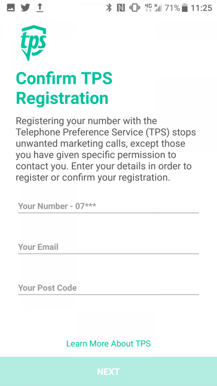 corporate telephone preference service login