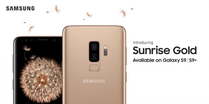 GalaxyS9 Sunrise Gold KV