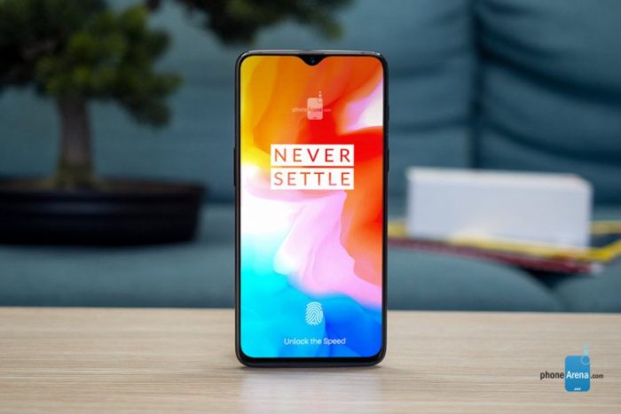 oneplus 6t front