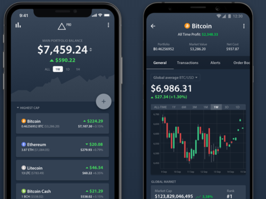 bitcoin app trading