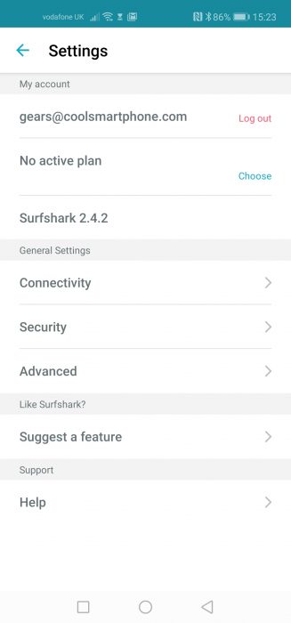 Screenshot 20190120 152325 com.surfshark.vpnclient.android