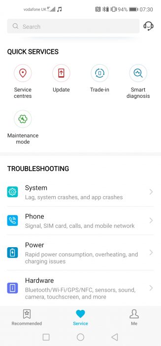 Screenshot 20190122 073032 com.huawei.phoneservice