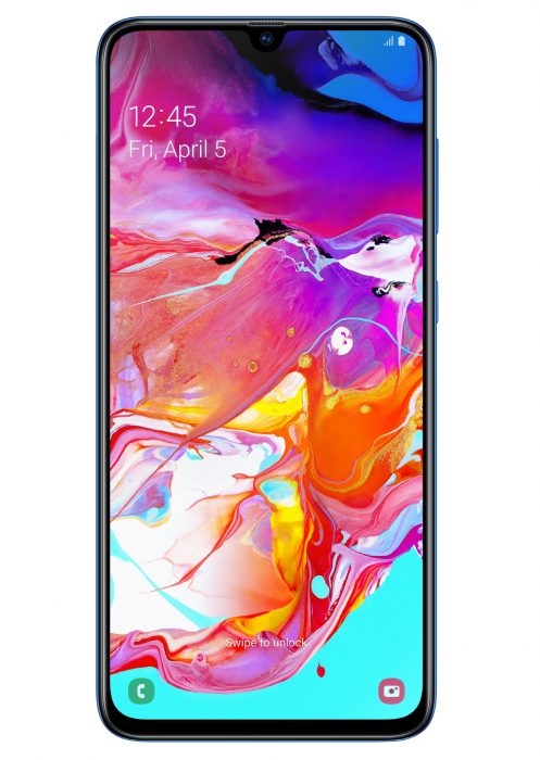 Galaxy A70 Blue 2