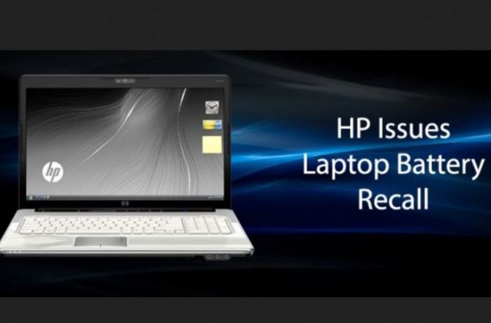 HP battery recall header