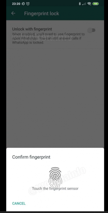 Fingerprint unlock finally coming to WhatsApp.
