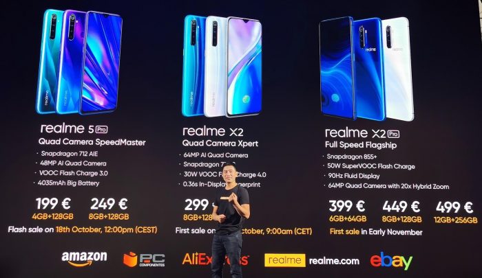 Realme   Surely those are sale prices, yeah?