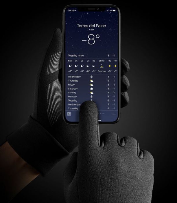 New ultra warm touchscreen gloves now available