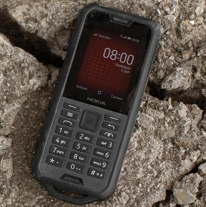 The Nokia 800 Tough. A durable, rugged phone designed for hard work.
