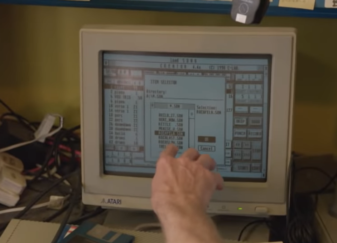 Fatboy Slim   When hits were stored on a floppy disk and created with an Atari ST