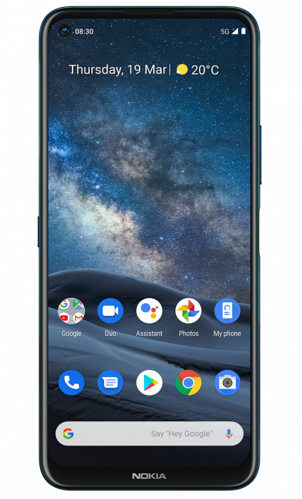 Nokia 8.3 5G Rational Polar Night Front HS SS PNG