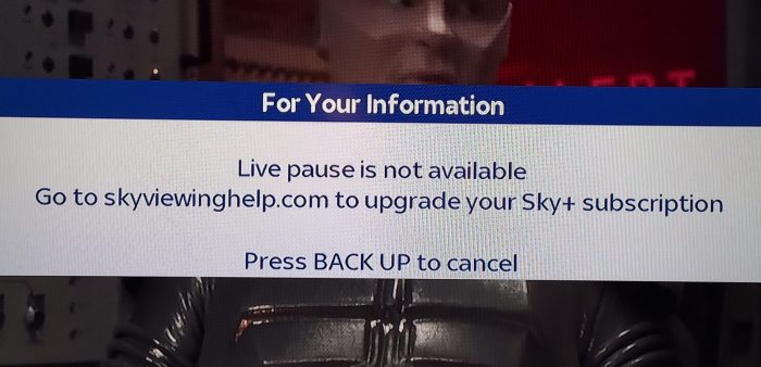 Ditching Sky. What youre left with after the subscription ends..