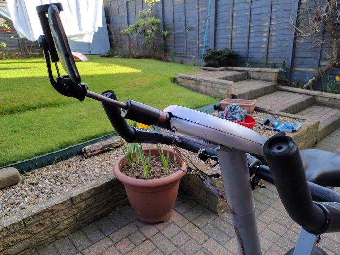 Home Active   Stay at home, but stay healthy. Adding a screen to an old exercise bike!