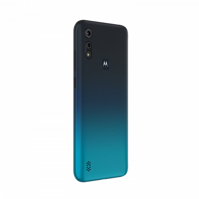 moto E6 S ROW Peacock Blue DYN BACKSIDE RIGHT