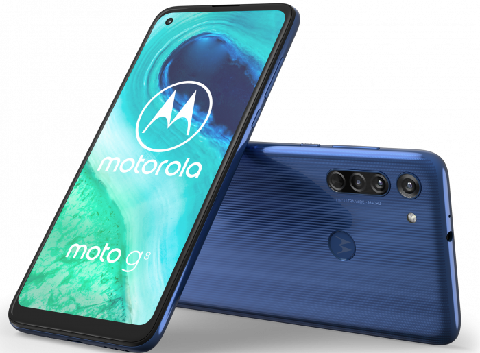 moto g8 ROW Neon Blue COMBO