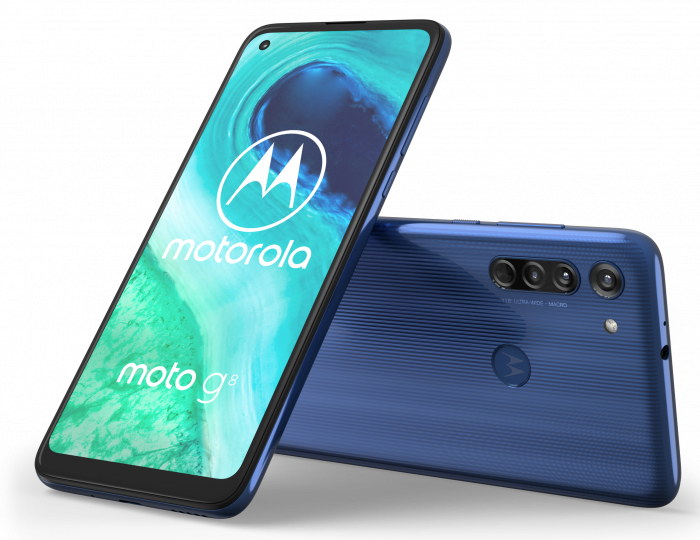 moto g8 ROW Neon Blue COMBO