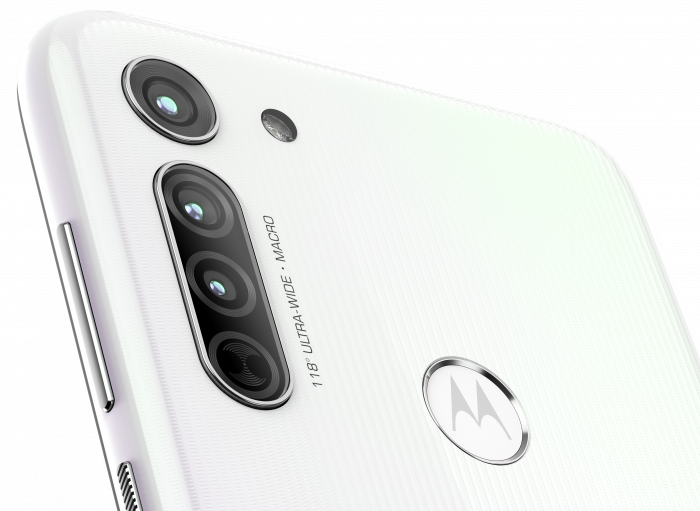 moto g8 ROW Pearl White CAMERA DETAIL