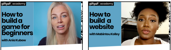 Boost your digital skills with the giffgaff Academy