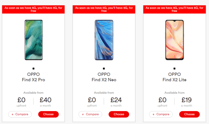 Virgin Media   Oppo Find X2 phones are go!