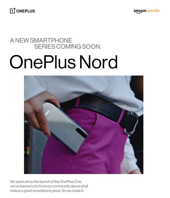 Did the OnePlus Nord just pop out?