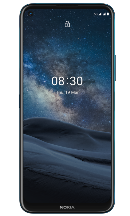 Nokia 8.3 5G Polar Night Front PNG