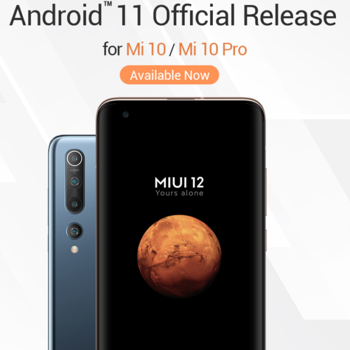 Xiaomi drop Android 11 onto the Mi 10 and Mi 10 Pro